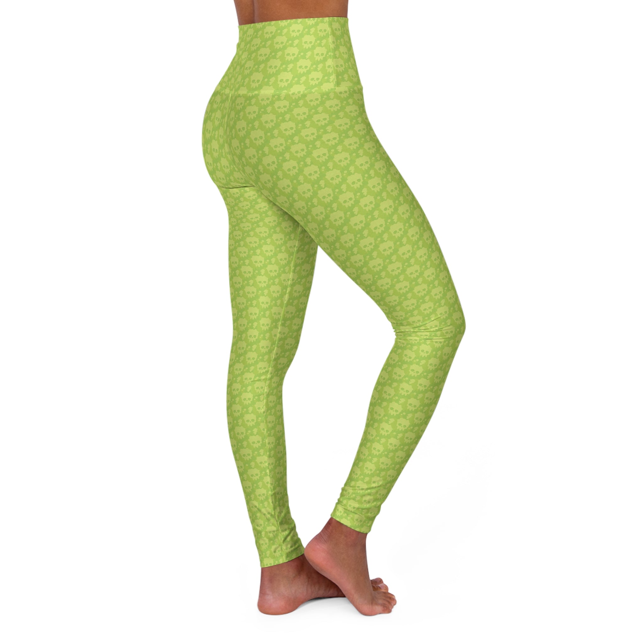 Toxic Skulls High Waisted Leggings