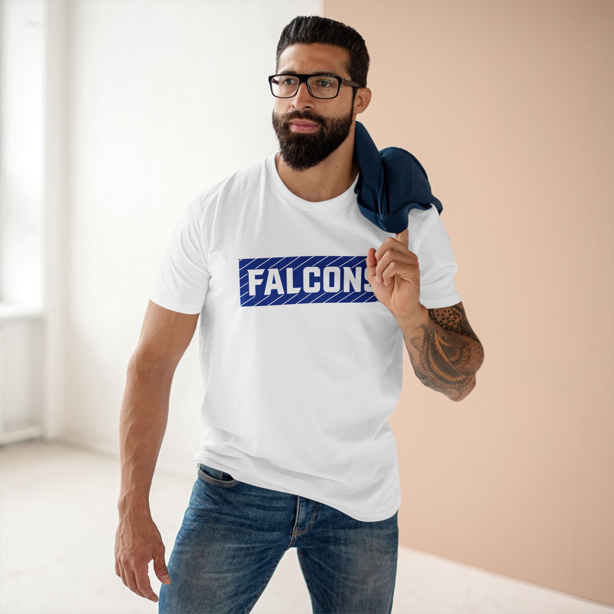 Falcons Striped Block Tee