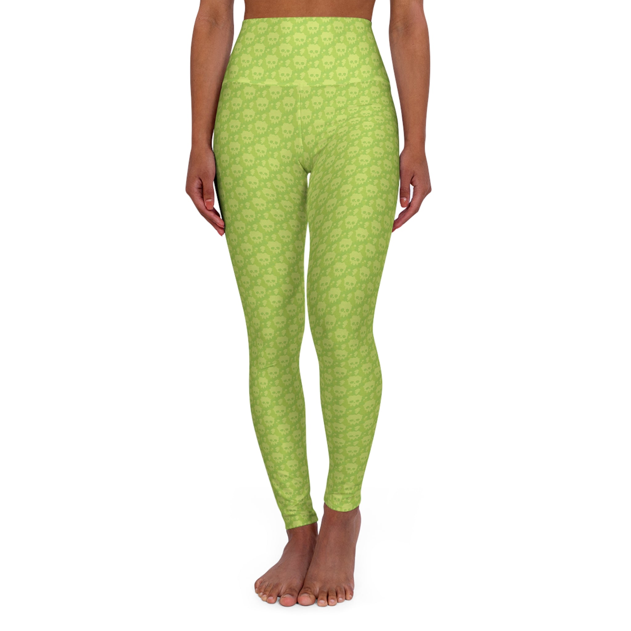 Toxic Skulls High Waisted Leggings