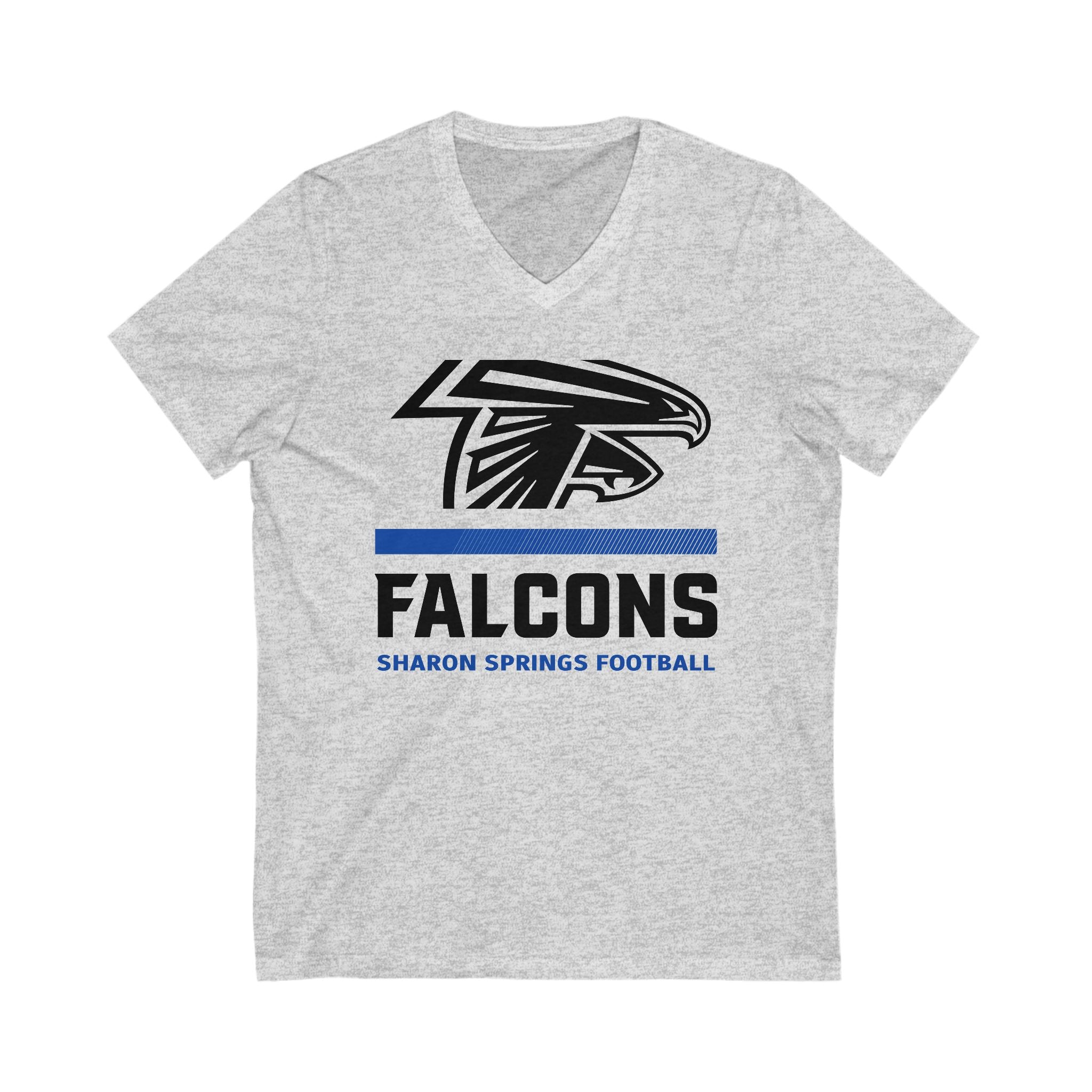 Stripes Fade V-Neck Tee