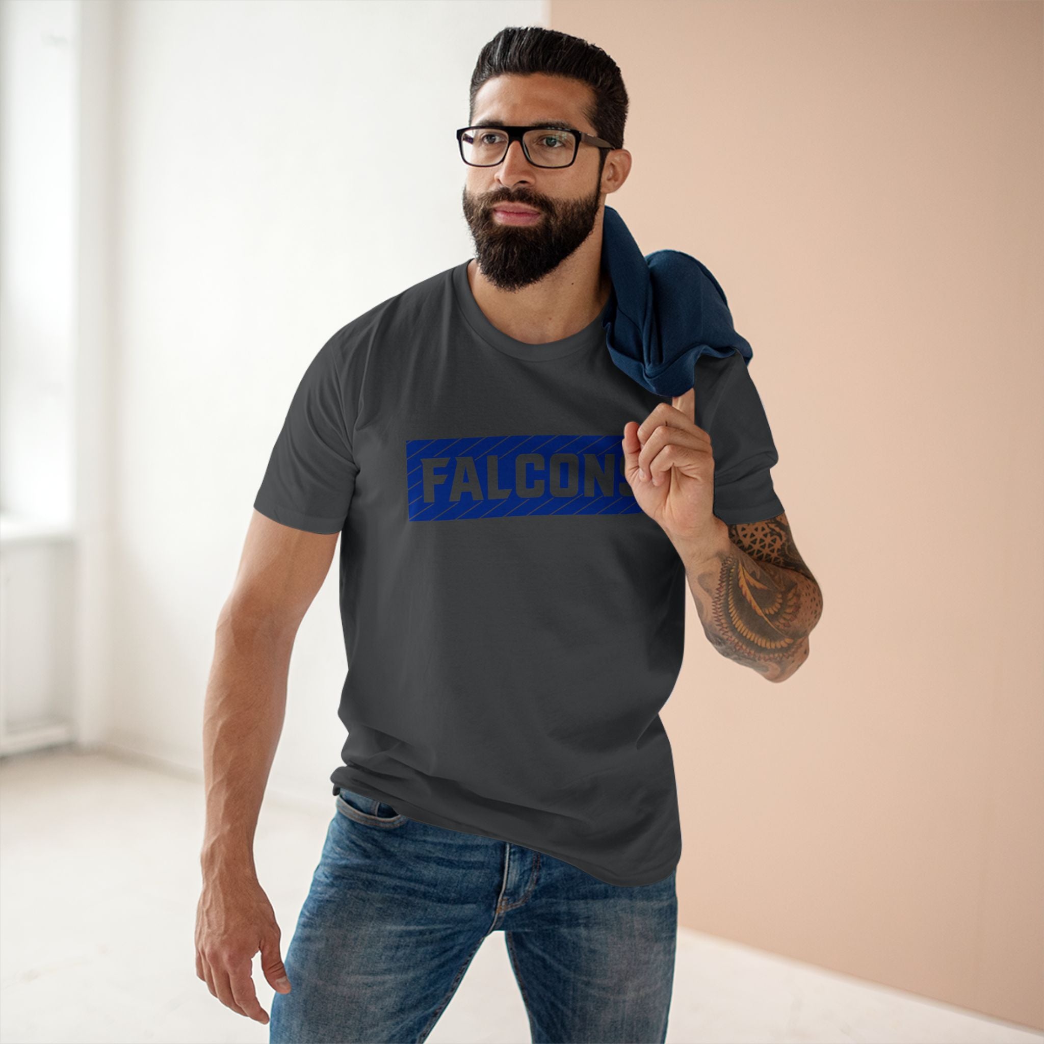 Falcons Striped Block Tee