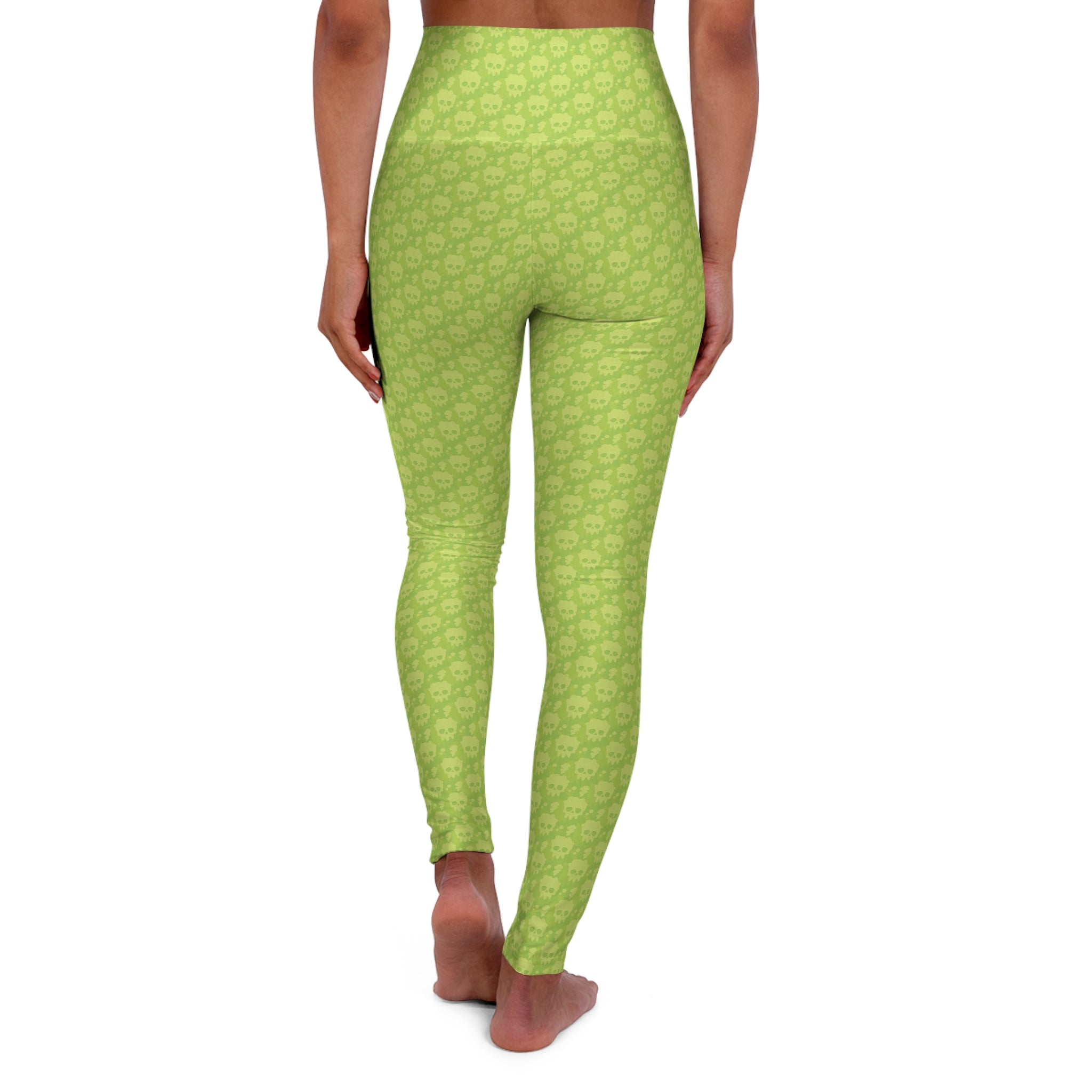 Toxic Skulls High Waisted Leggings