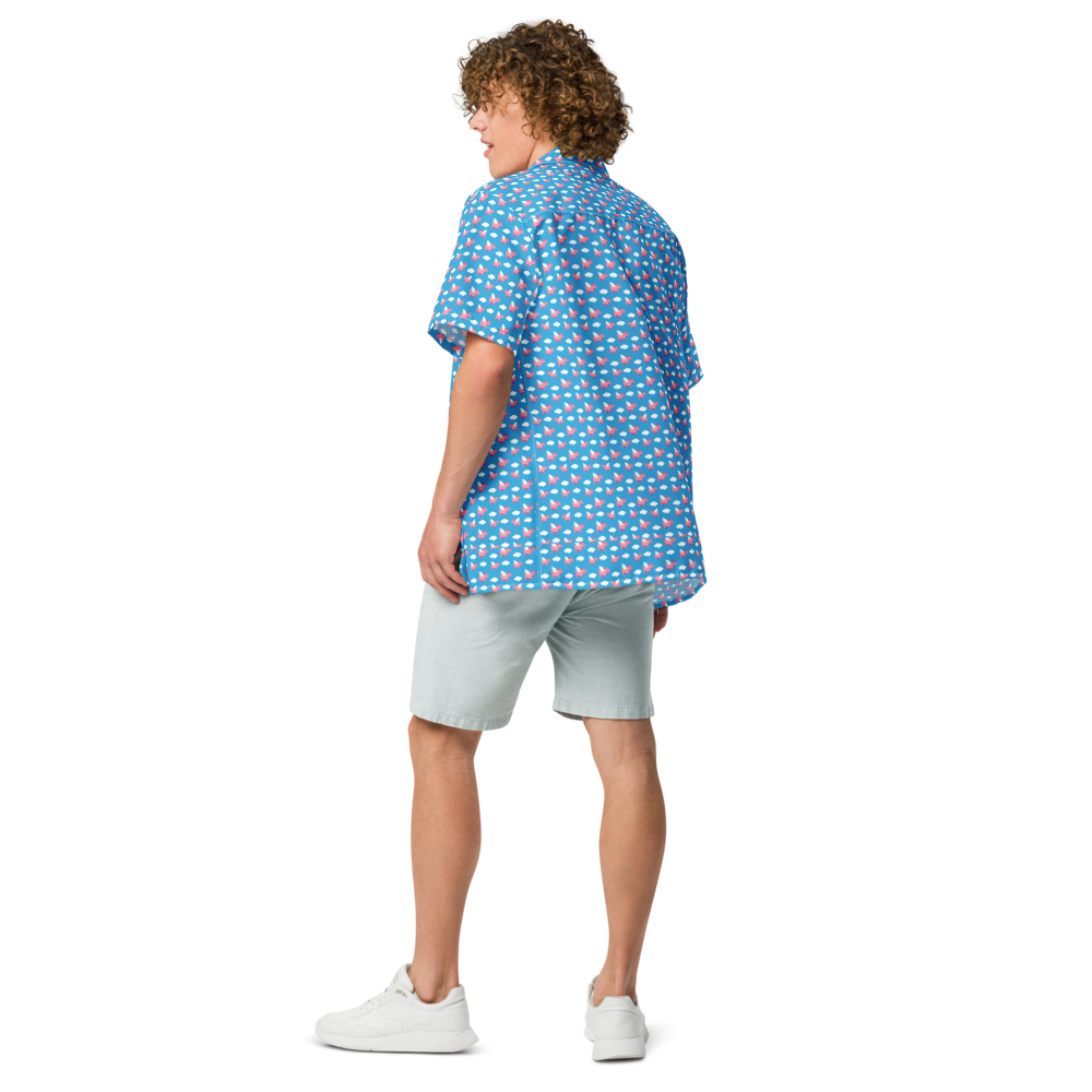 When Pigs Fly Button Shirt