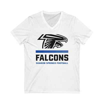 Stripes Fade V-Neck Tee