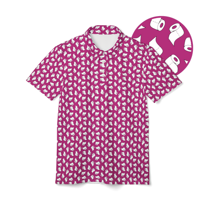 2-Ply Polo Fuchsia