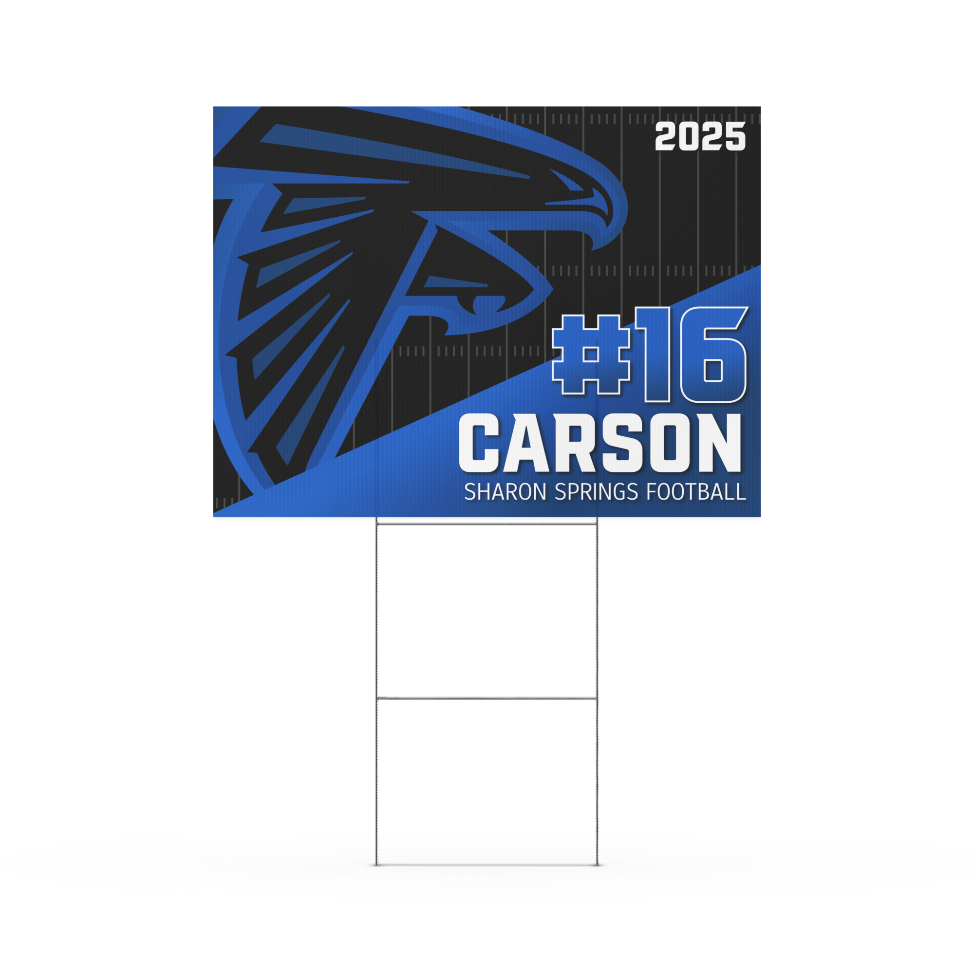 Football Yard sign